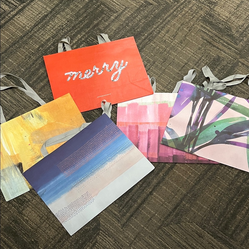 Anthropologie LOT of 4 Full Size Bags Set
